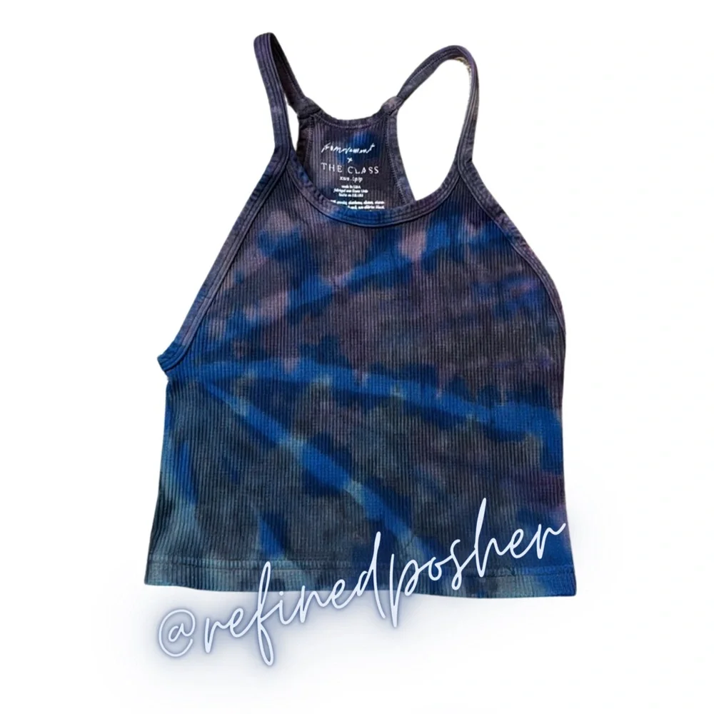 Free People Movement Happiness Runs Crop Top size XS/S NEW Washed Black Dye - Picture 3 of 5